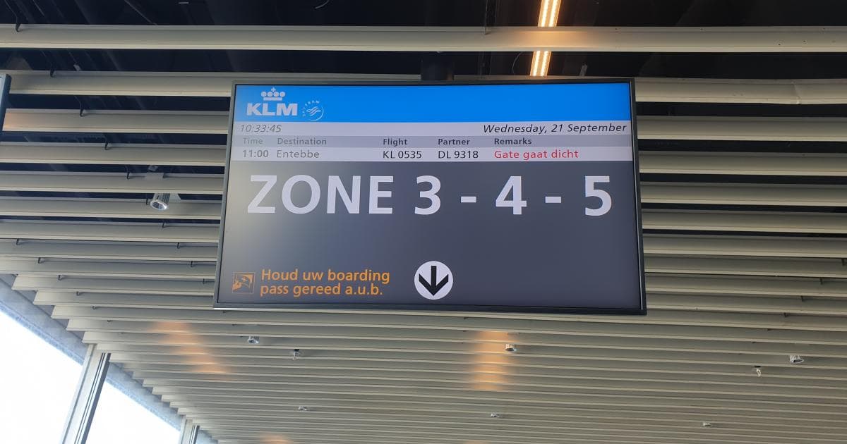 Embarcando hacia Entebbe