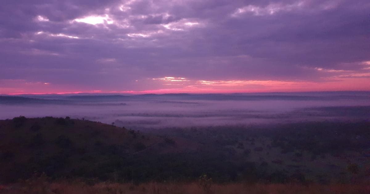 Amanecer en el Lago Mburo