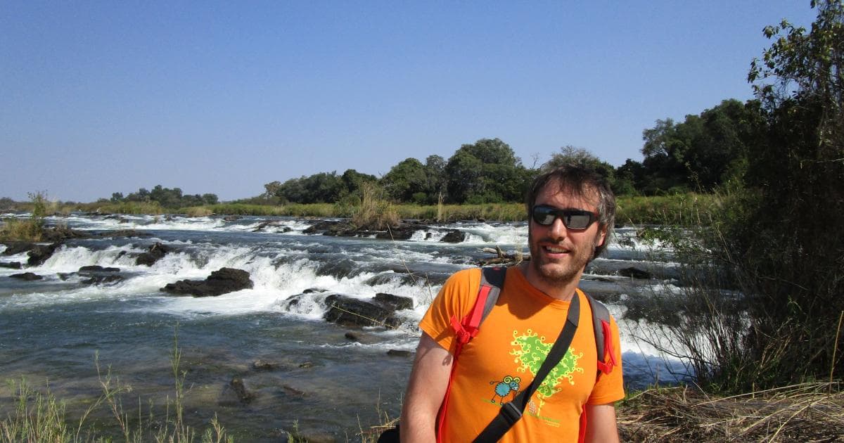 Estas son las Popa Falls, más bien saltos de agua