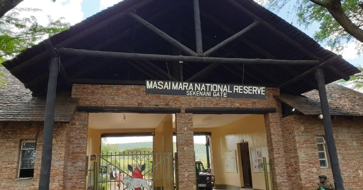 Puerta Sekenani de entrada a Masai Mara