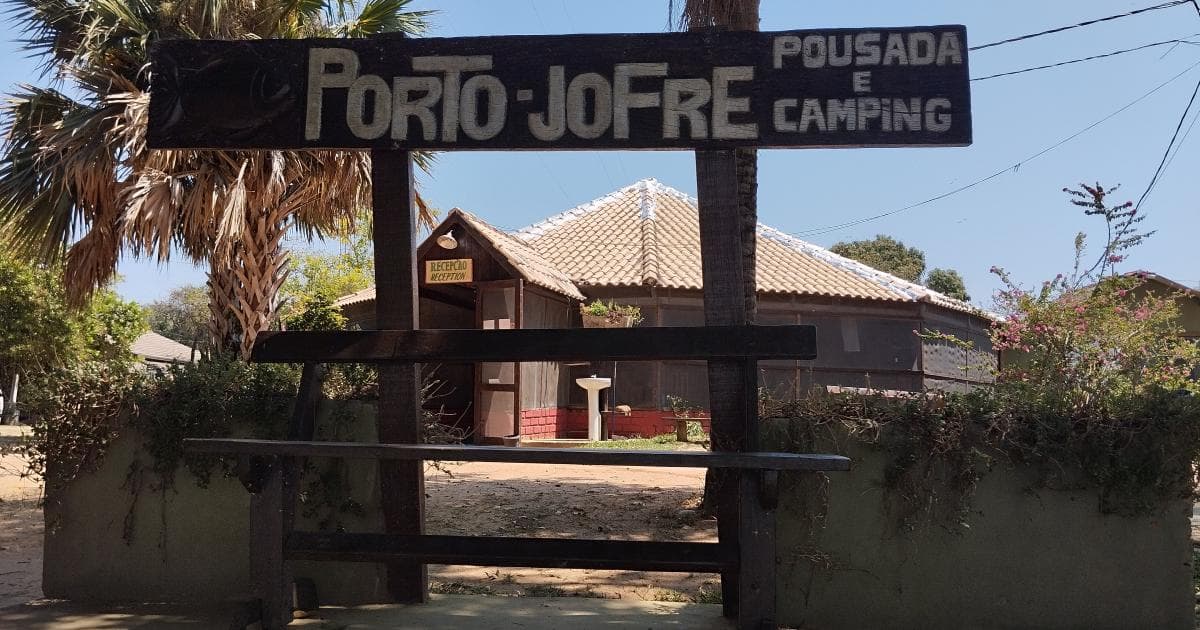 Recepción de Porto Jofre Pousada e Camping